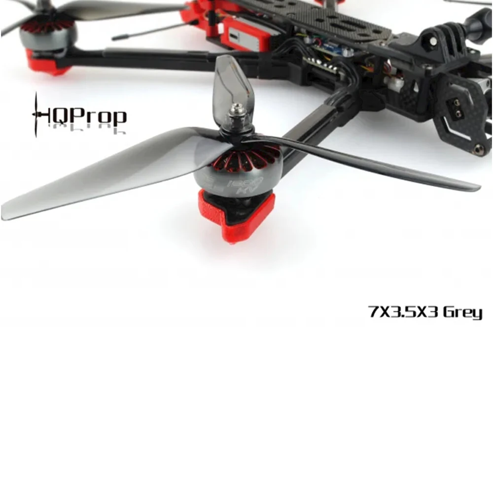 Hélice 7x3.5 3 Lames Polycarbonate pour Drone RC - Lot 2/10/20 Paires