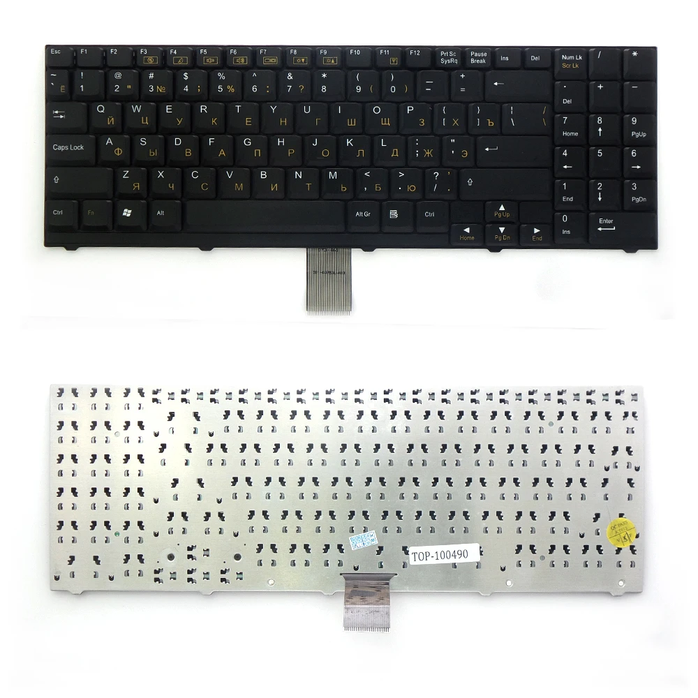 Keyboard for laptop DNS 0116103 0116104 0116105 0116106 series. Flat Enter. Black no frame. PN: MP-03753SU-4305L. | Компьютеры и офис