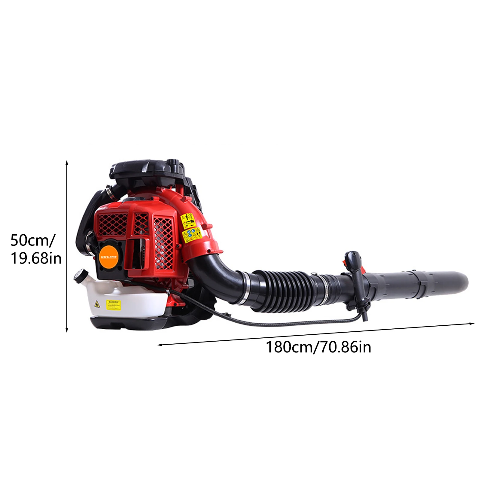 2-Stroke Engine 900CFM Air Volume 2.3L Tank 80CC Gas Powered Backpack Leaf and Snow Blower air blower electric blower