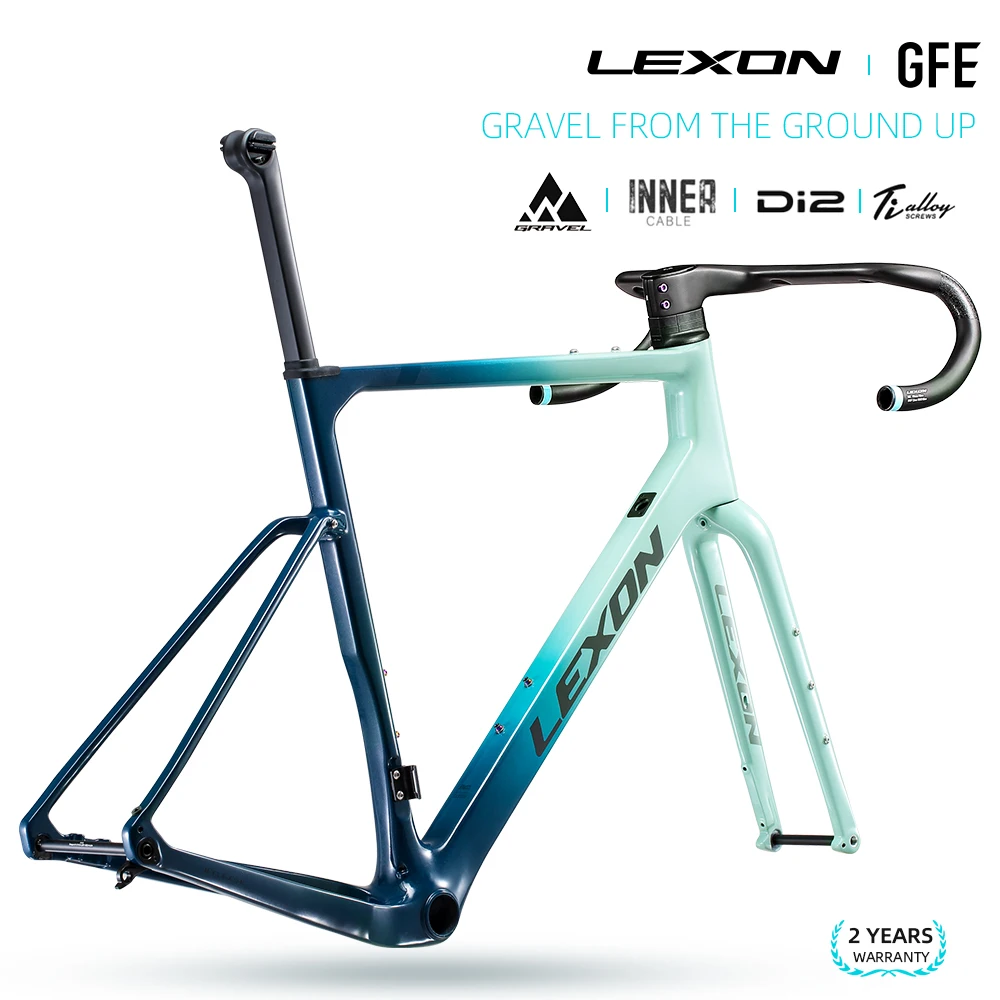 LexonGFE700Cx47CGravelCarbonBicycleFrame275DiscBrakeRoad