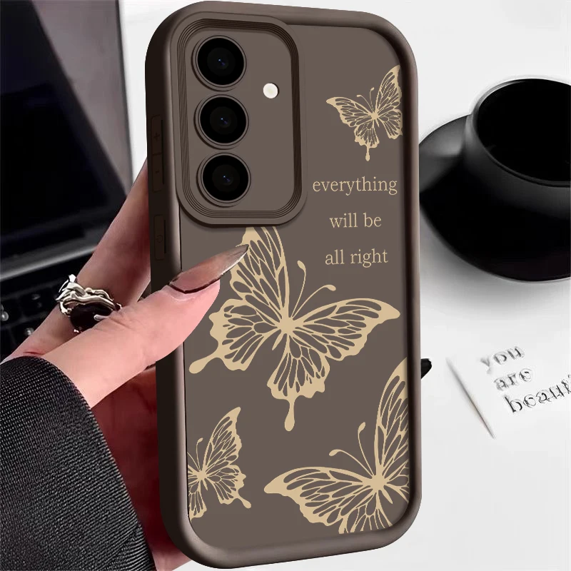 Butterfly Shockproof Soft Silicone Phone Case Cover