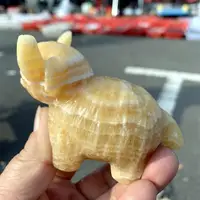 Natural Orange Calcite Scottish Highland Cow Crystal Energy Ornament Quartz Animal Children Gift Or Used For Home Decoration 2