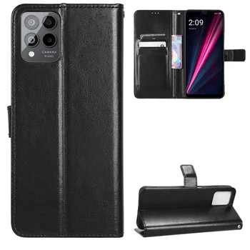 Portafoglio moda custodia in pelle PU per T-Mobile T Phone Pro 5G Flip Cover posteriore protettiva per telefono T Phone 5 G/T Phone Pro 5G