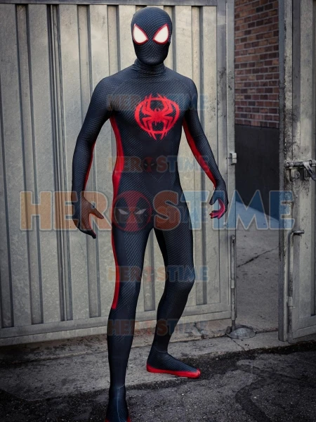 Spider-Verse 2 Adult Miles Morales Zentai Suit Costume