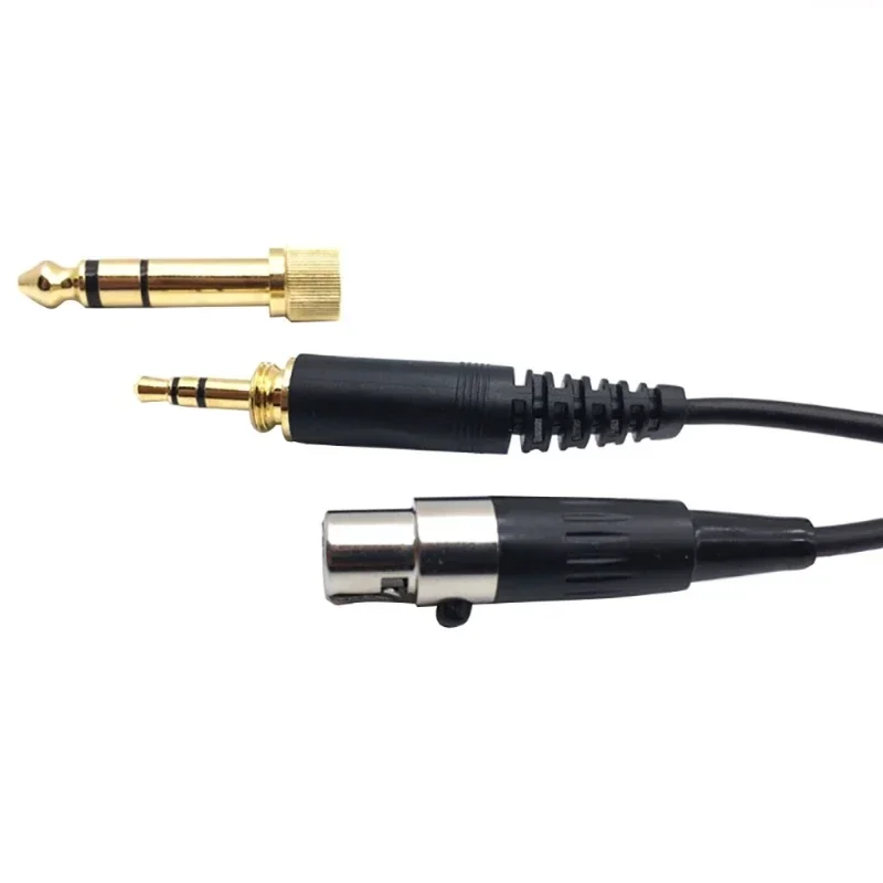 High quality 6.35MM + 3.5MM Spring Headphone Cable for AKG K240 K702 Q701 K271 K267 K712 Headset Replacement Audio Wire