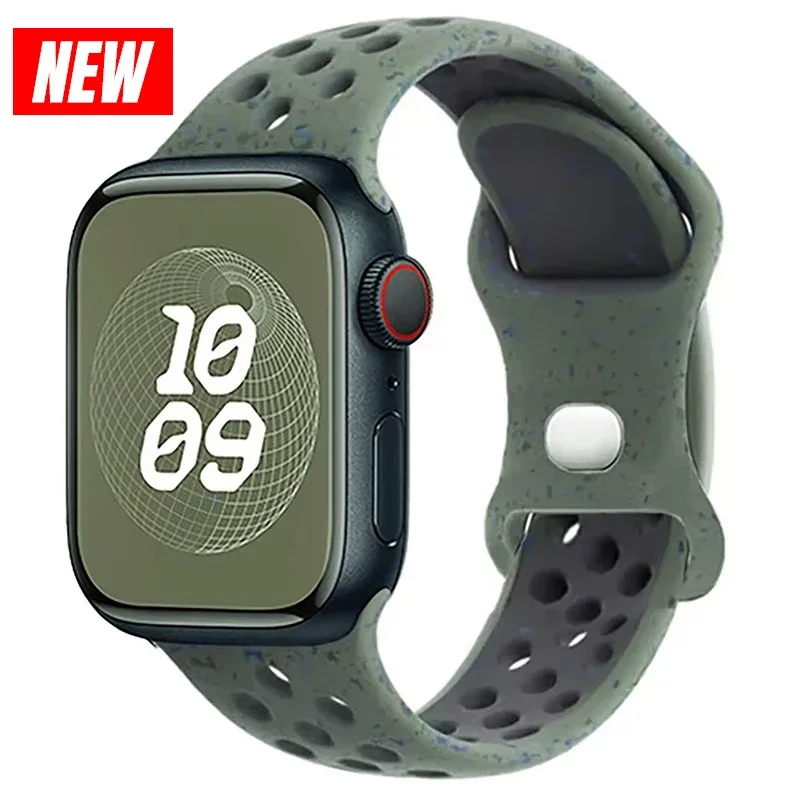 Breathable Sport Loop Strap for Apple Watch - Silicone Bracelet Band