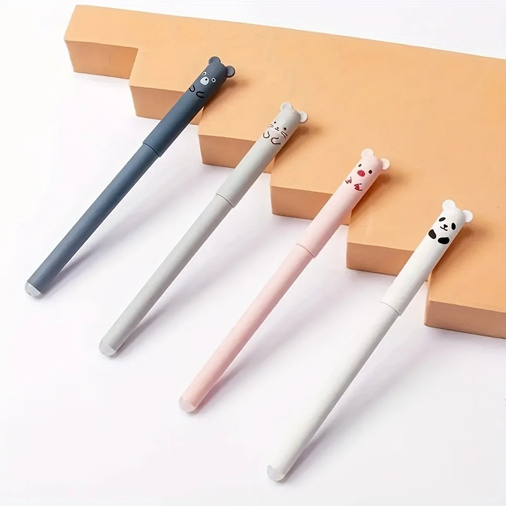 4pcs/set Kawaii Erasable Pens Set Back To School Supplies 0.38 mm Gel Pen For Writing Office Accessories Cute Korean Stationery 5