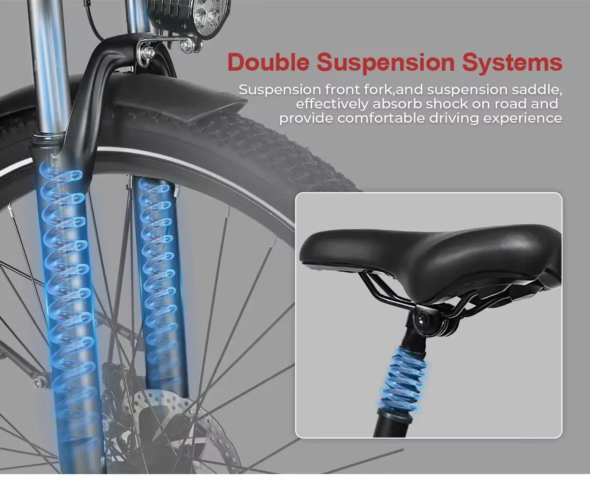 Electric Bicycle 750W Motor 36V 15AH 29 * 2.1 Ebike 21 Speed Adult Mountain Off Road Powerful Electric Bike