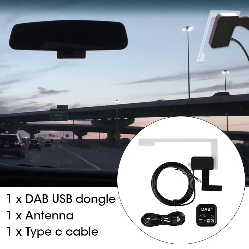 DAB/DAB+ Antenna USB Adapter Android Car Radio GPS Stereo Receiver Player for Europe Universal Signal Head Unit dab antenna