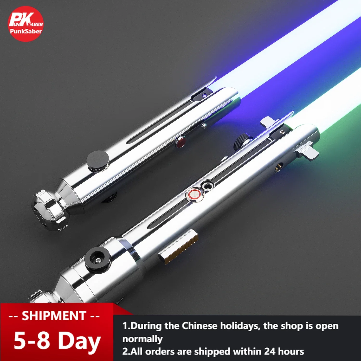 

PunkSaber Lightsaber Neopixel Jedi Laser Sword Heavy Dueling Sensitive Smooth Infinite Changing Hitting Sound Light Saber Toy
