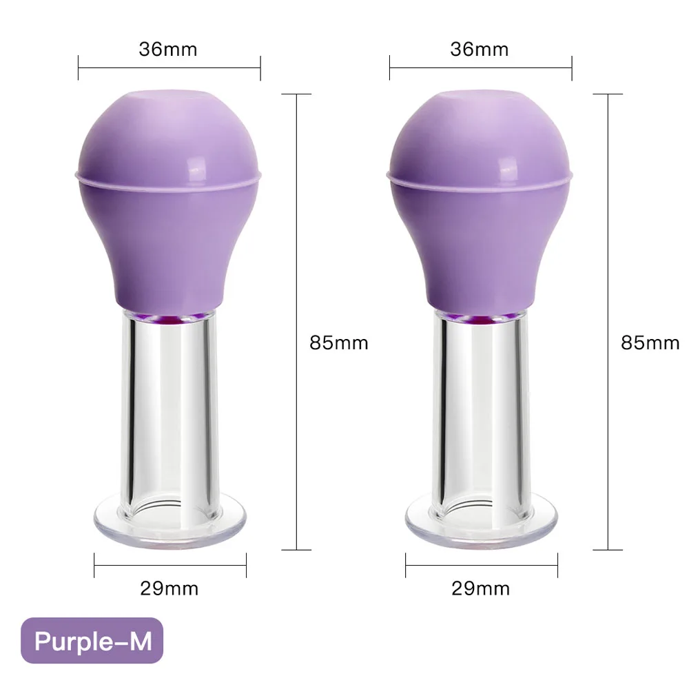 2pcs-Purple-M
