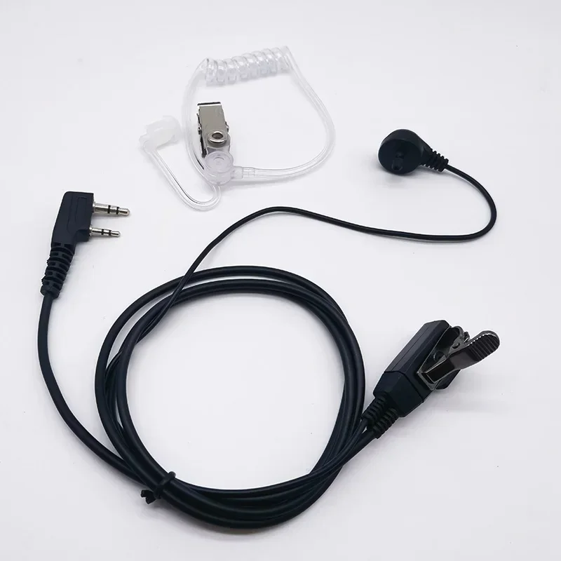 Baofeng Covert Acoustic Air Tube PTT Mic Microphone Earphone Headset Headphone For Kenwood Radio Walkie Talkie Transceiver 2021 police air tube earpiece microphone ptt headset for motorola two way radio walkie talkie dp4400 dp4401 dp4600 dp4800 dp4801