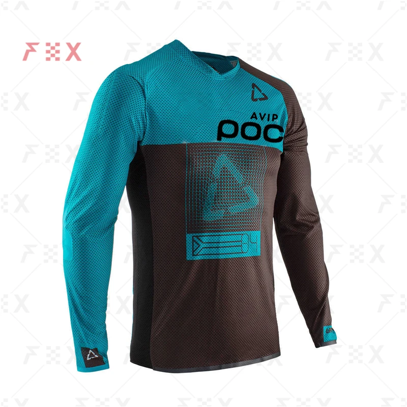 thumbnail image 1 of 2022 AVIP Poc Camiseta de ciclismo de montaña para motociclismo, enduro, descenso, MTB, todoterreno, MX, bicicleta, locomotora, camiseta de cross country, montaña, 1 of 4