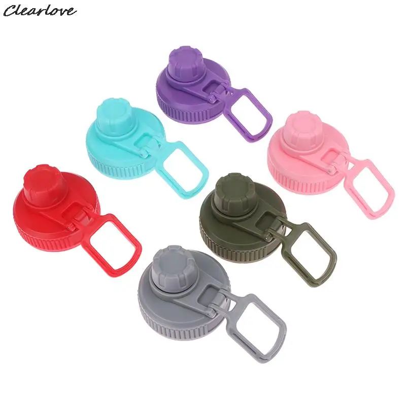 

1X PP Plastic Cup Lid For Flask Water Bottle Handle Cover Accessories Colored Sports Portable Bottle Lid