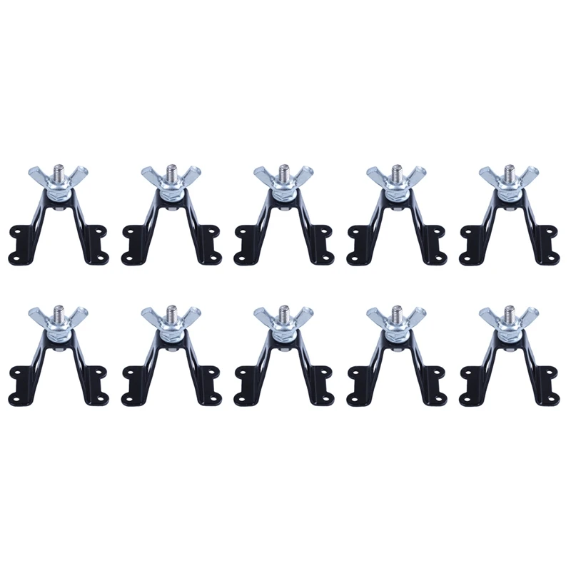 

10X запасная стойка для шин, металлический задний запасной кронштейн для колесного держателя для 1/10 Axial SCX10 RC4WD D90 Tamiya CC01 Радиоуправляемый автомобиль