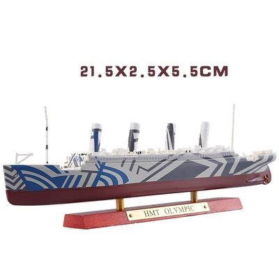 1:1250 RMS TITANIC LUSITANIA MAURETANIA NORMANDIE BRITANNIO FRANCE Cruise Ship Model Atlas Diecast Boat Toys Collectiabl 6