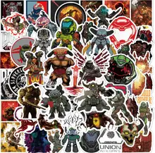 Lot de 10/30/50 autocollants Graffiti, jeu de tir, horreur, Destruction, guerrier, dessin animé, jouets pour enfants, voiture, ordinateur portable, décalcomanie