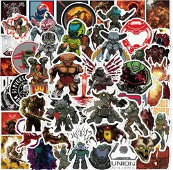 Lot de 10/30/50 autocollants Graffiti, jeu de tir, horreur, Destruction, guerrier, dessin animé, jouets pour enfants, voiture, ordinateur portable, décalcomanie 