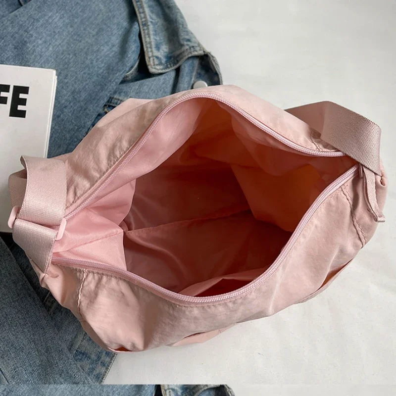 2026 New Trendy Women's Soft Nylon Cloth Shoulder Bag Large Capacity Spring Messenger Bag Casual Simple Crossbody Bags for Women