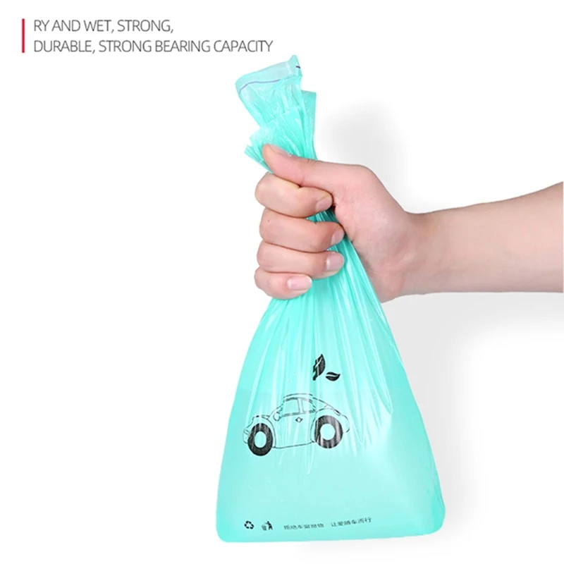 30/50pcs Easy Stick-On Car Trash Bags Leakproof Garbage Bags for Bedroom Auto car trash bag