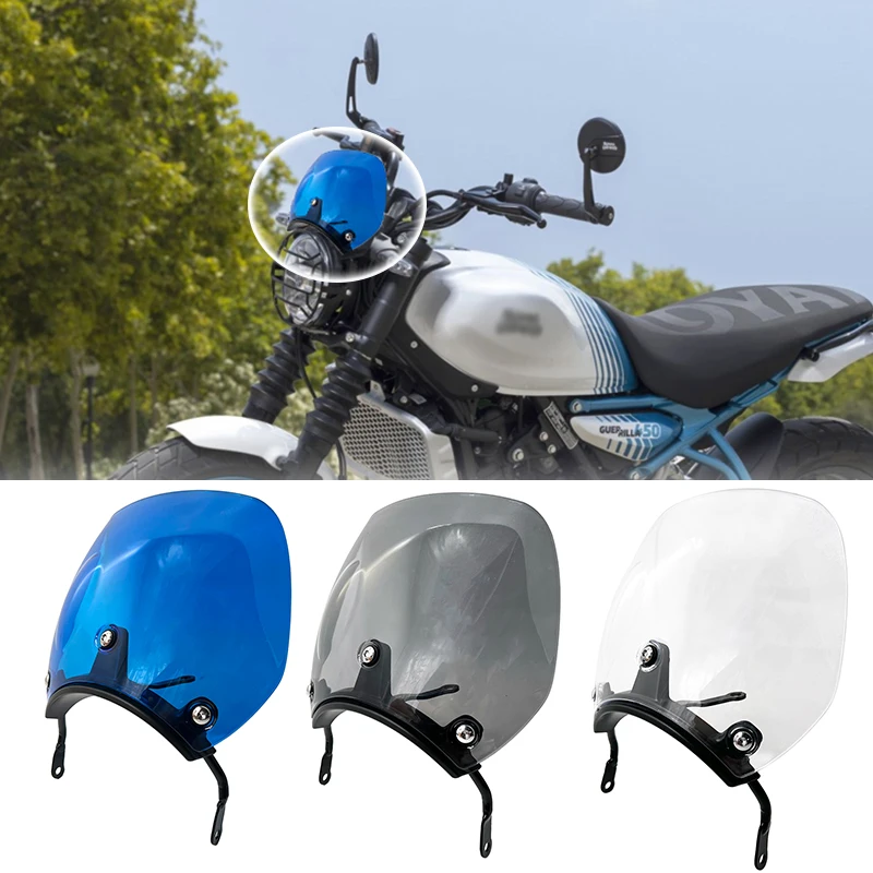 フロントガラスデフレクター ゲリラ 450 オートバイカスタムコンパクトスポーツウインドディフレクターフロントガラスユニバーサルフロ バイク用防風スクリーン  オートバイのフロントガラス ウィンドディフレクター ベスパS用ウィンドスクリーン ティンキット付き バイク ... ウィンドスクリーンディフレクター オートバイフロントガラス延長スポイラーユニバーサルフロントガラス拡大エッジングウインドディフレクタ