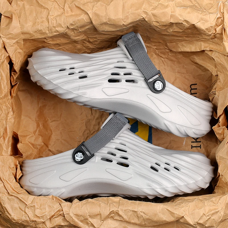 Plus Size 46 47 Summer Men's Leather Sandals Summer Sandals Garden Shoes Sports Slippers Sports Shoes Men's Shoes