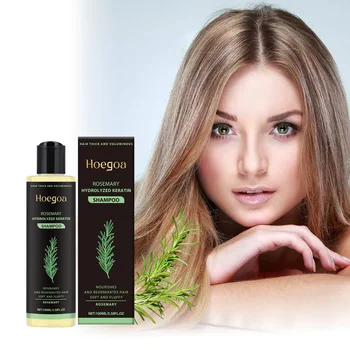 Shampoo al rosmarino Ispessimento naturale dei capelli Controllo volumizzante Olio Rafforza e riparazioni con botanici a base di erbe per tutti i tipi di capelli