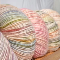 50g Milk Combed Cotton Yarn Space Dye Soft crochet yarn Baby Women DIY for knitting Wool Cheap Hand Knitting Crochet Sweater 1