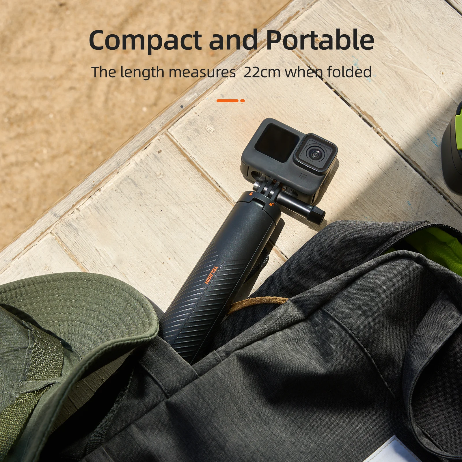 Tripod Gopro Hero Black Selfie Stick Trepied Cellulaire TELESIN In