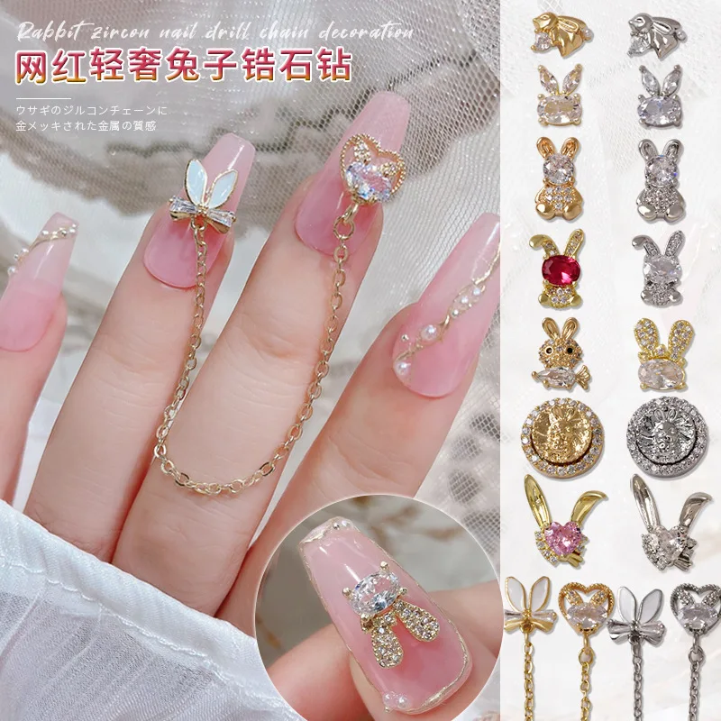 Love Heart Shaped Crystal Nail Art 3D Rhinestones Sticker Manicure Decor  Tool