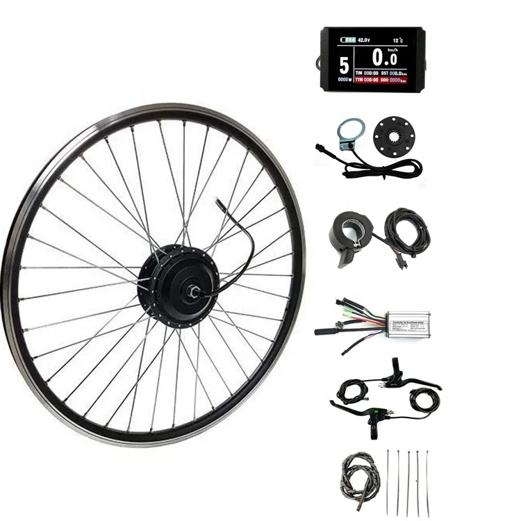 

Joyebikes 48V E BIKE Conversion Kit 500W Geared Rear Wheel Hub Motor Set Electric Bike Conversion Kit 20/26/27.5/700C/29