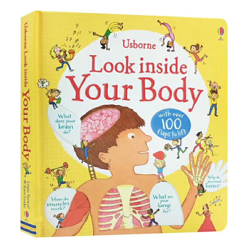 

Usborne Look Inside Your Body, Children's books aged 3 4 5 6, English Popular science picture books, 9781409549475