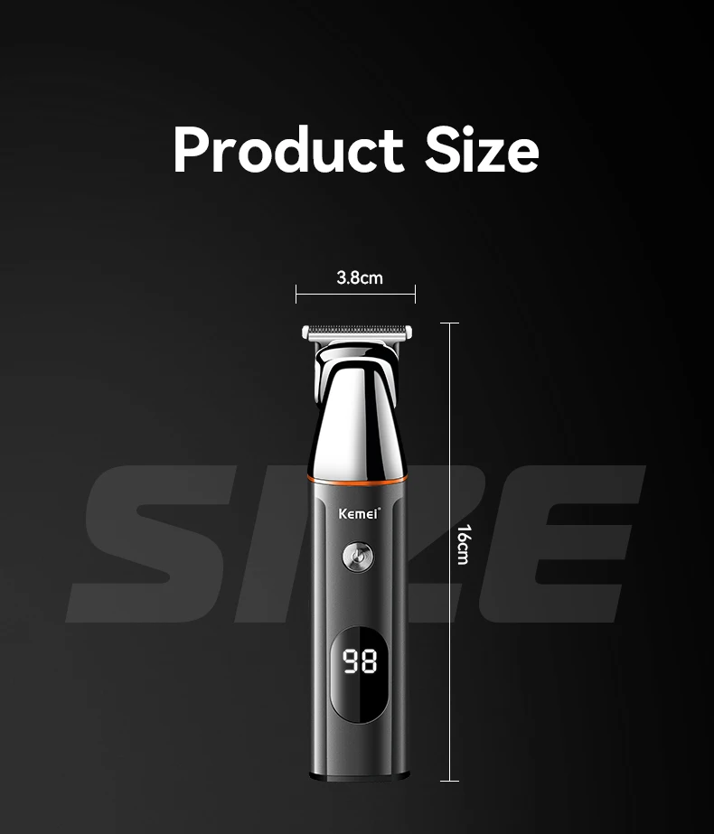 Kemei KM-5857 5 in 1 Professional Hair Trimmer description image 9