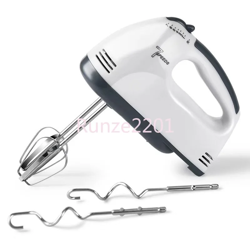 

180W Handheld Egg Beater Household Electric Whisk Egg Beater Handheld Mini Mixer Flour-Mixing Machine 7 Gear