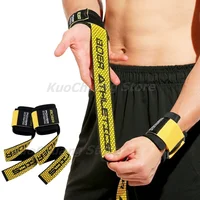 1 Pair Weightlifting Wrist Straps Strength Training Adjustable Non-slip Gym Fitness Lifting Strap Wrist Support Grip Band