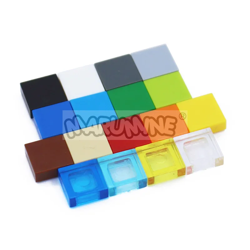 Marumine 300-Piece 1x1 Tile Base Parts for DIY Construction and Architecture