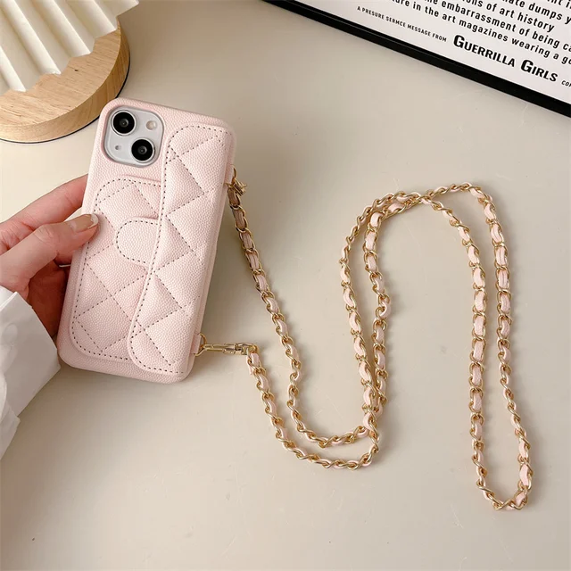 Wallet Leather Lanyard Phone Case For iPhone 14 13 12 11 Pro Max mini XS Max  XR X 8 7 6 Plus Case Card Bag Crossbody Strap Cover - AliExpress