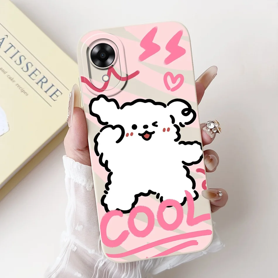 2024 New Cute Cartoon Pattern Soft Silicone Protective Phone Case