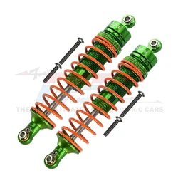 Premium Metal Front Shock Absorber, 102MM, Enhanced Upgrade Parts (Green)