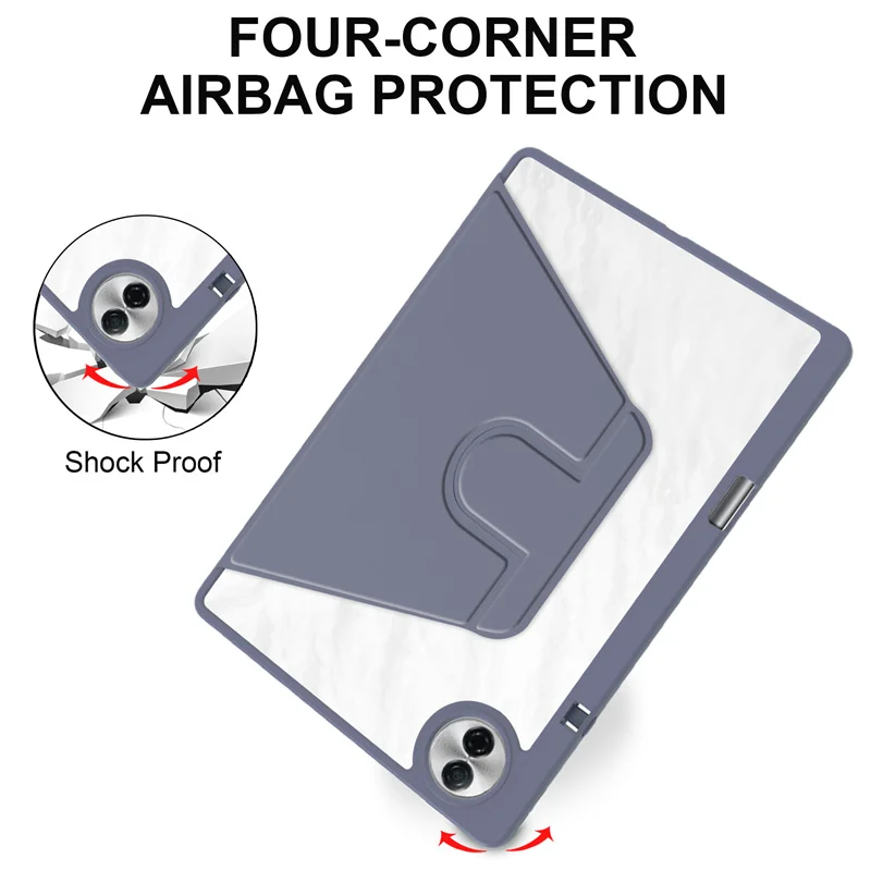 360 Rotation Tablet Case with Pencil Holder