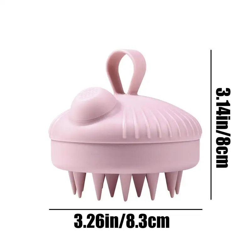 Scalp Massager Shampoo Brush Head Scalp Massage Comb Clean The Body Massage Brush Bath Salon Hairdressing Tool