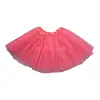 Women Adult 80s Vintage Tulle Skirt Layered Short Tutu Ballet Mesh Petticoat 3