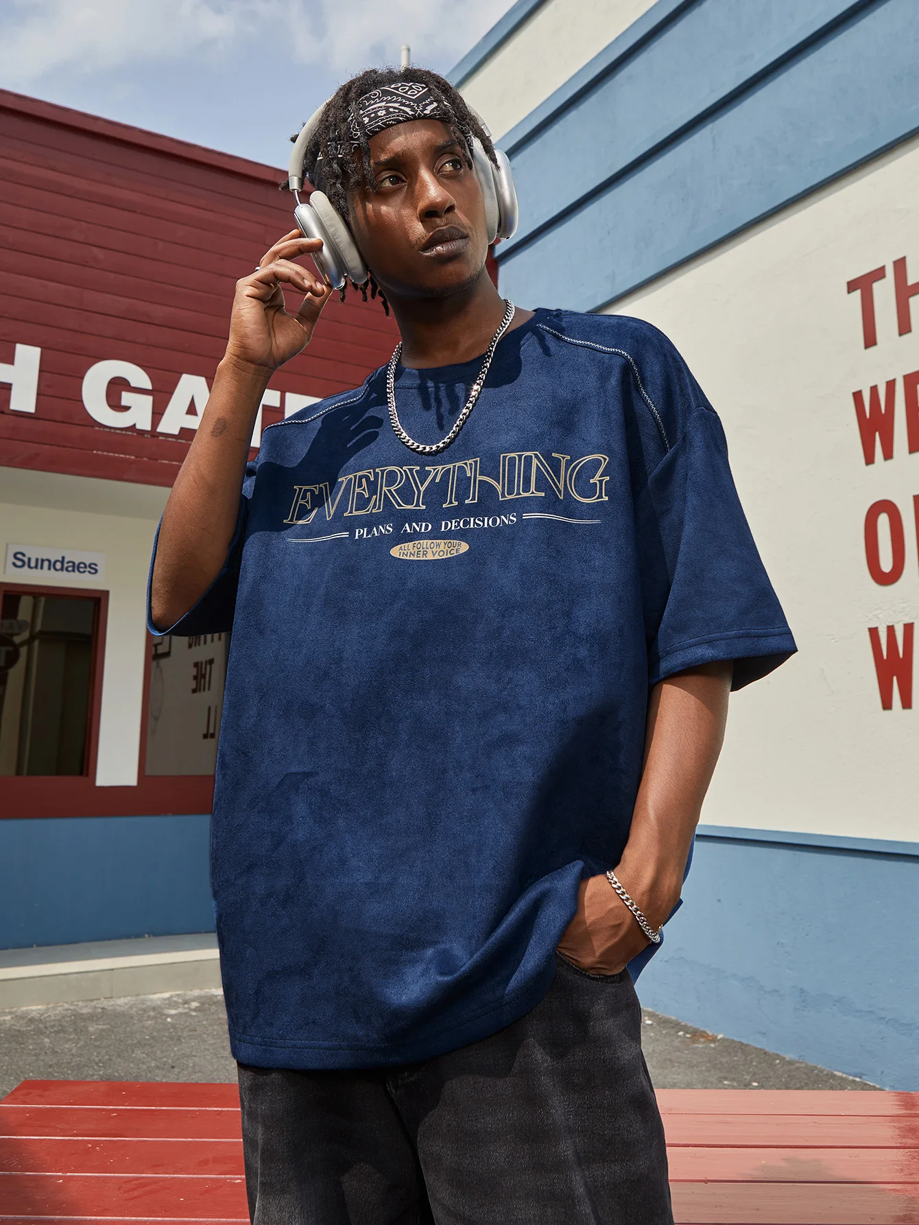 

INFLATION мужские уличные негабаритные футболки унисекс винтажные буквы искусственная замша с принтом Футболки