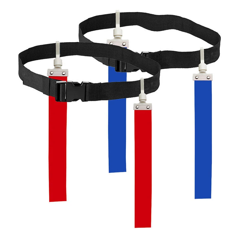 American Football Match Training Belt Adjustable Rugby Flag Tag Waist Strap view 2