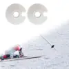 2 Pieces Hiking Poles Basket Replacement Snow and Mud Baskets Walking Sticks Replacement Tip Protectors for Ski Poles 2