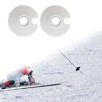 2 Pieces Hiking Poles Basket Replacement Snow and Mud Baskets Walking Sticks Replacement Tip Protectors for Ski Poles 2