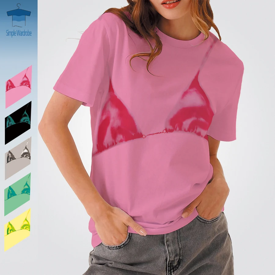 2023ZomerPopulaireBikiniTee3DPrintY2KHotGirlKledingVoorVrouwenOhals.jpg