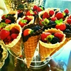 16/24 Holes Acrylic Ice Cream Stand Wedding Party Ice Cream Cone Holder Double-Layer Cupcake Popcorn Rack Buffet Display Stand 3
