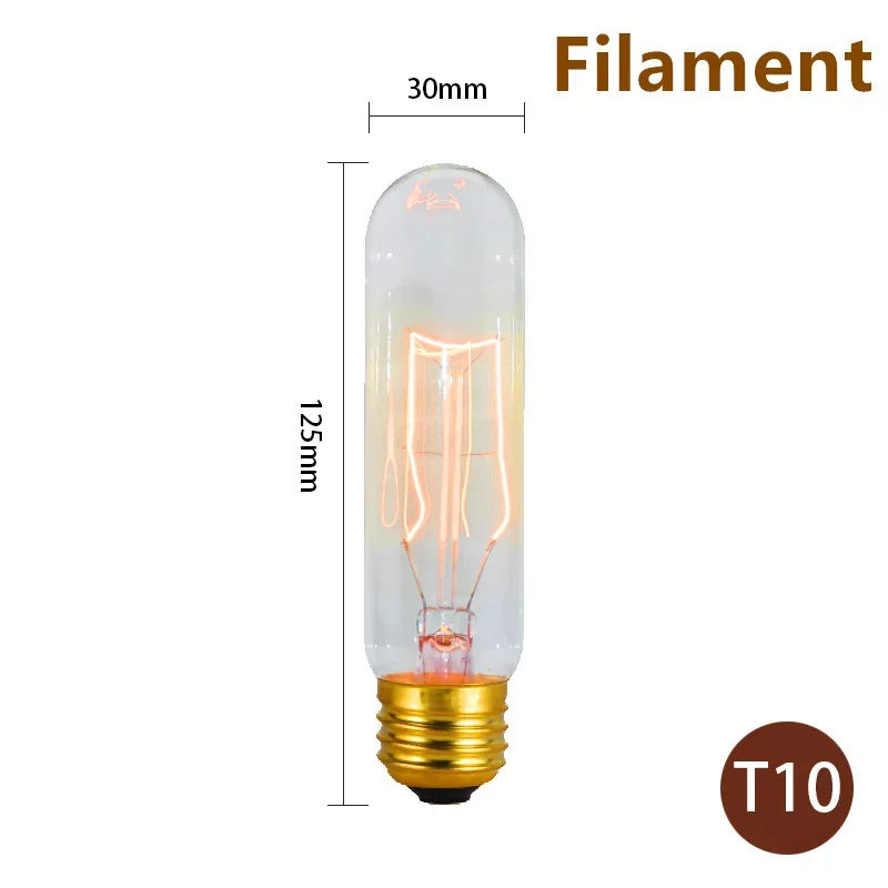 ตัวเลือกสินค้า หลอดไฟ Edison ไส้ 40W E27 ตกแต่งบ้านสไตล์วินเทจ