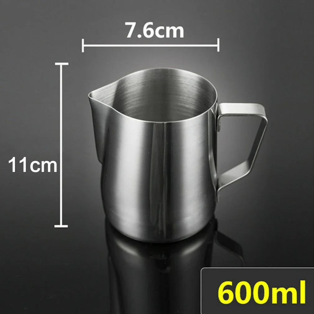 100/350/600ml Milk Jugs Fashion Stainless Steel Milk Craft Milk Frothing thumbnail 3